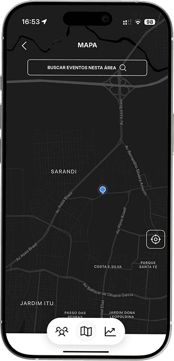 Mockup do mapa do Bike Style
